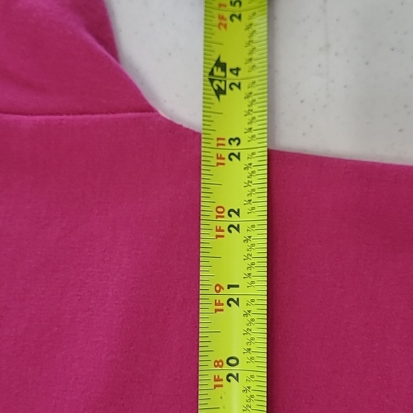 NWT BiBi Pink & Rose Colorblock Short Sleeve Top size XL - Picture 5 of 6
